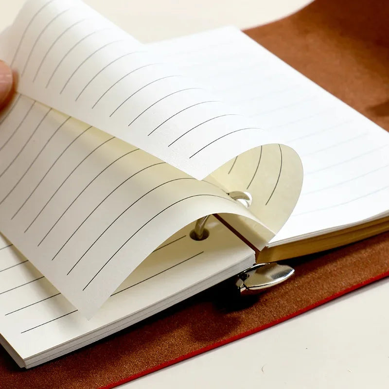 M5 Loose Leaf Notebook Refill Spiral Binder Inner Page Grid Blank Line Diary Agenda Plan detail view
