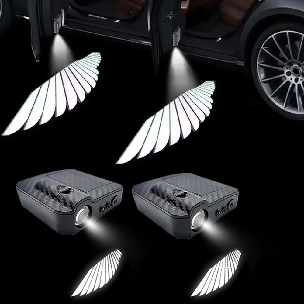 Angel Wings Door Welcome Light | Car Atmosphere LED Projector