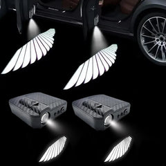 2PCS Angel Wings Door Welcome Light Car Atmosphere Lights | LED Wireless Projection Car Decorative L