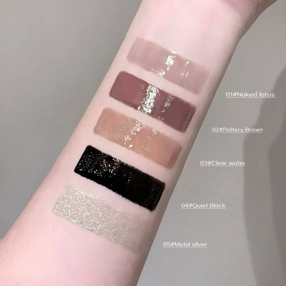 SHAQINUO Water Light Mirror Lip Gloss | Long-Lasting Moisturizing Lip Oil with Pear additional angle