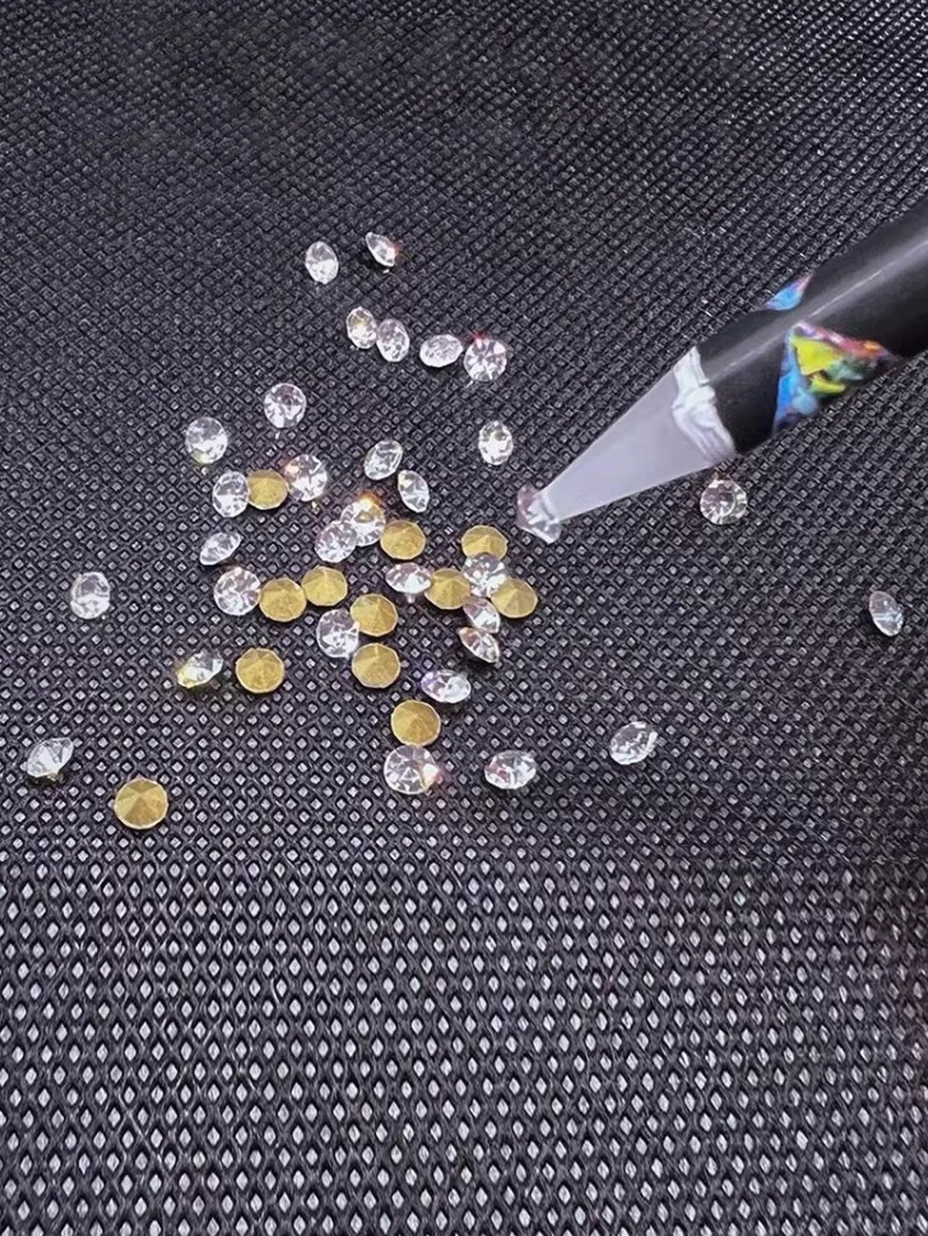 Nail Art Diamond Picking Crayon Small Diamond Jewelry Special Suction Setting Pen Wit lifestyle view