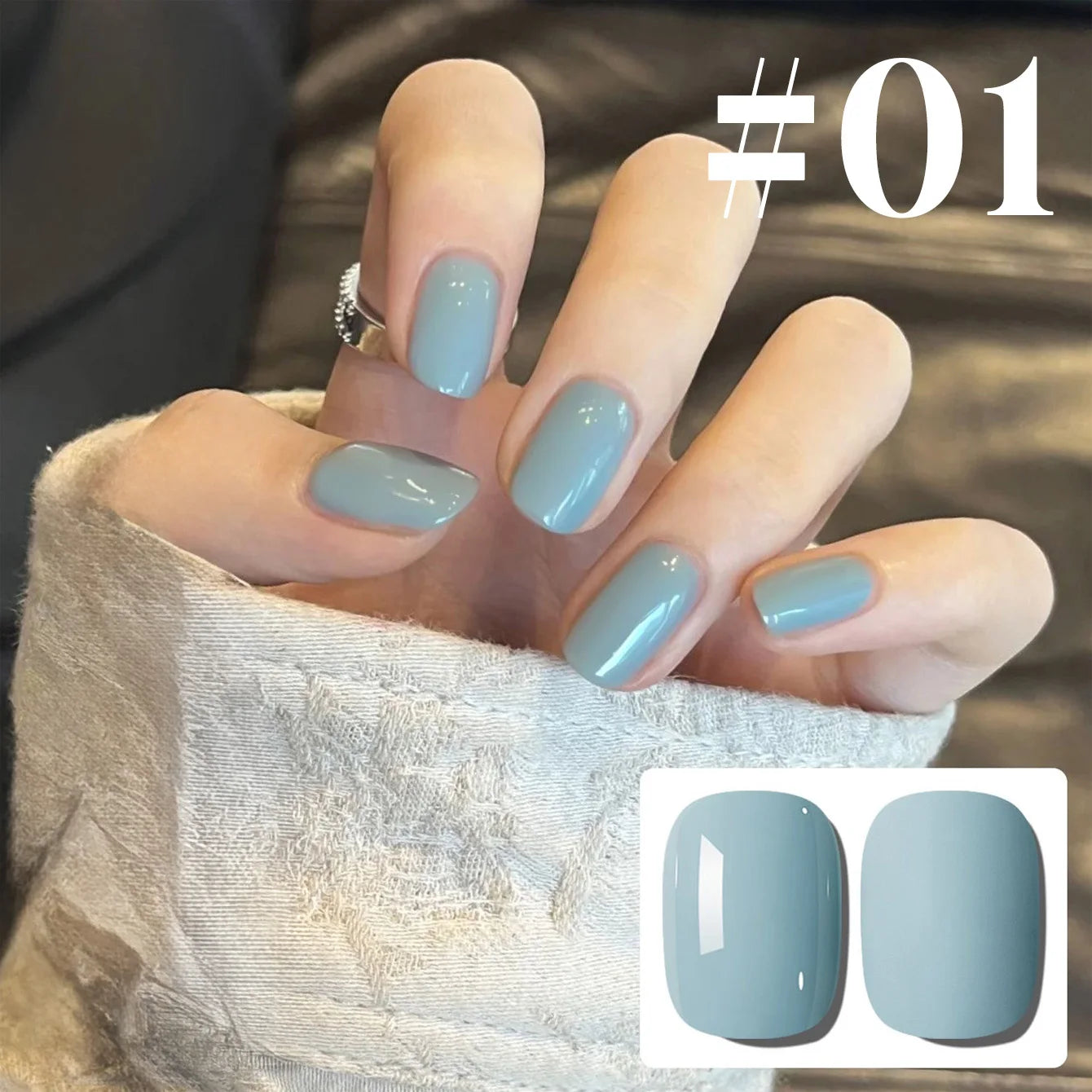 1-6pcs SHAKA Spring Ice Skin Naked Pink Gel Nail Polish 2026 New Style Versatile And alternate view