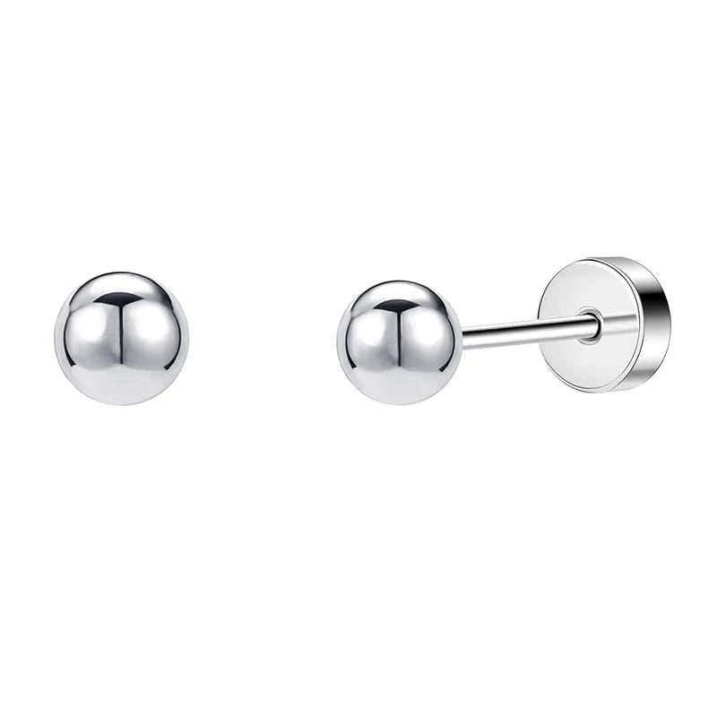 2pcs/lot 20G Star Heart Butterfly Stud Earring for Women Stainless Steel Crystal Earring detail view