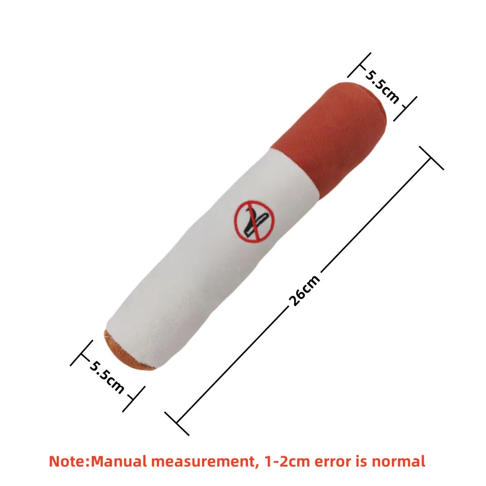 Interactive Dog Joint Sound Puppy Toys Cigar For Small Resistant Squeak Dogs Indestru lifestyle view