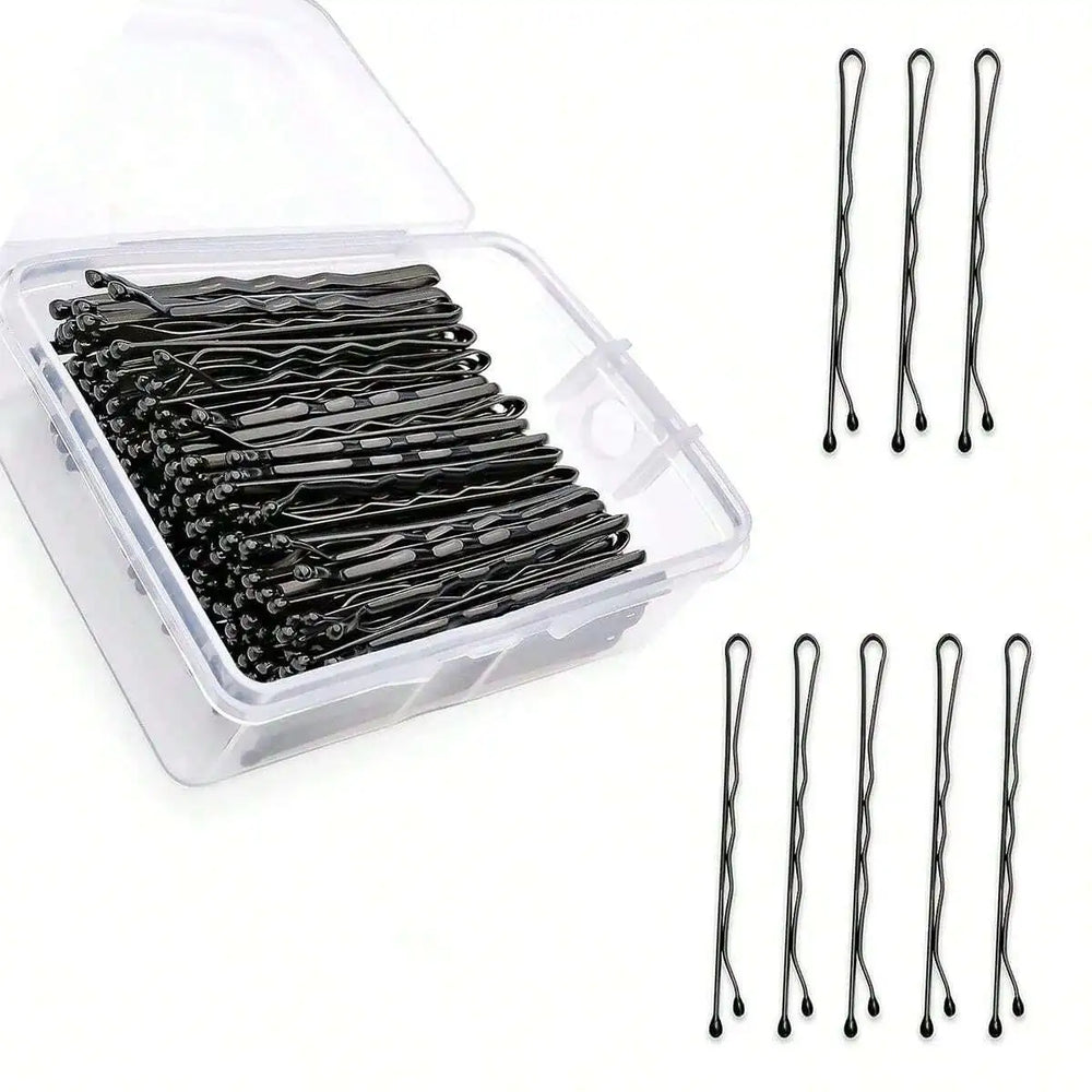 60/600pcs Black Hairpins for Women Hair Clip Lady Bobby Pins Invisible Wave Curly Bri alternate view