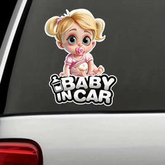 Cute Baby Pacifier Car Warning Sticker