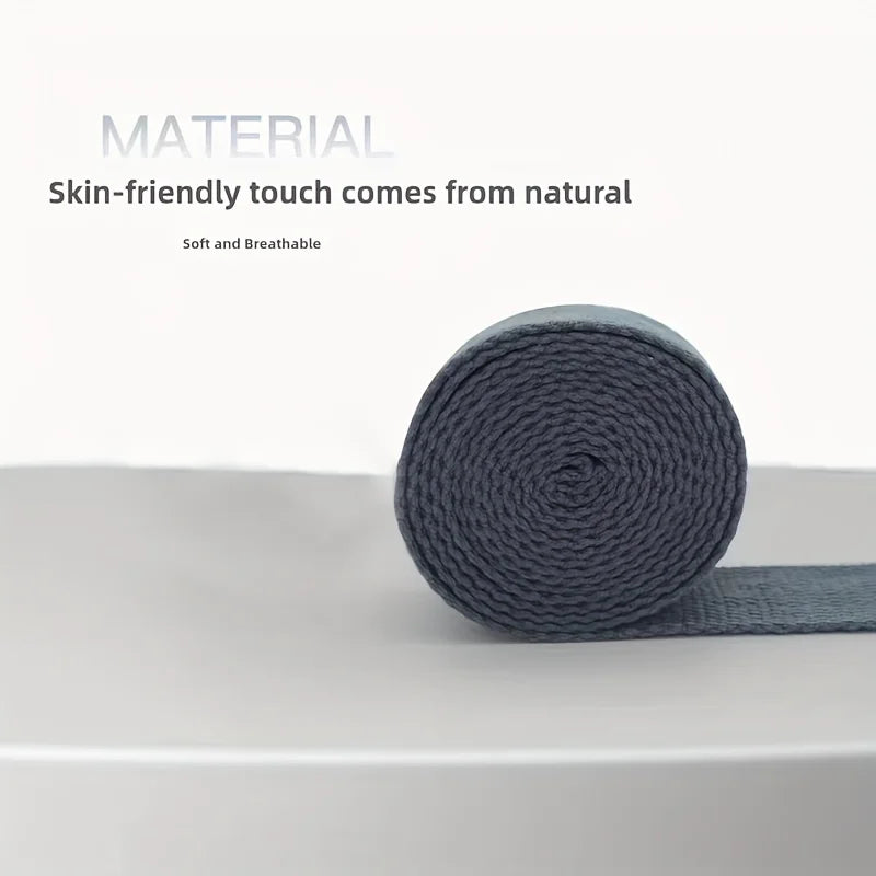 Yoga Stretching Strap with Metal Rings | Fitness and Flexibility Aid lifestyle view