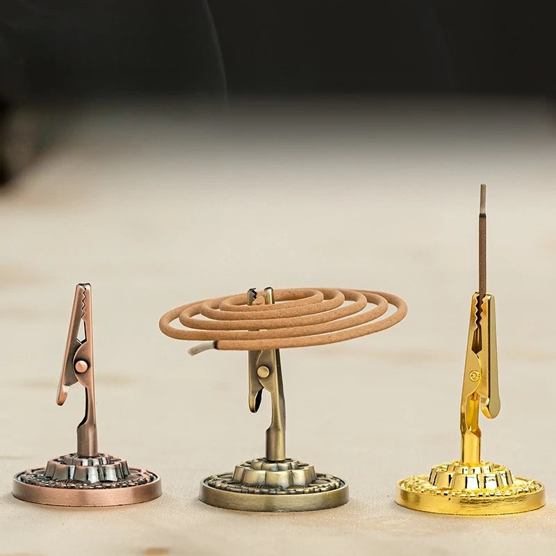 Mini Lotus Flower Incense Burner | Incense Coil Holder and Stick Holder for Home Decor