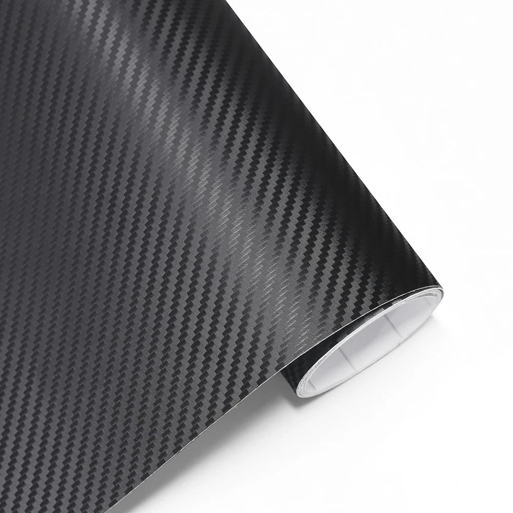3D Carbon Fiber Black Car Sticker Vinyl Wrapping Film - Onlytenbucks.com
