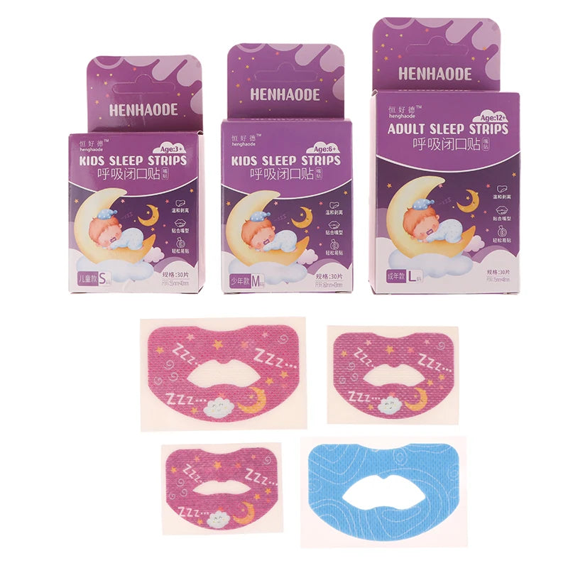 30 PCS Kids Cartoon Breathing Correction Patches | Anti-Snoring Mouth Tape for Childr alternate view