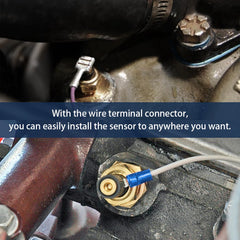 VR - 12V 1/8 NPT Racing Car Oil Temp Sensor Water temperature Sensor Water Temp Sensor Gauge Sensor VR-TSU01