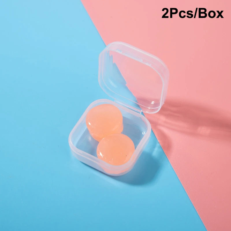 Noise Reduction Swimming Earplugs | Waterproof Silicone Sleep Ear Plugs for Snoring a alternate view