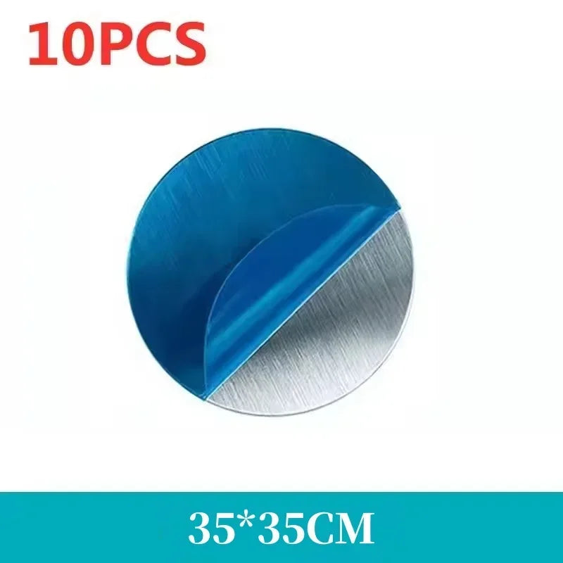 5/10pcs Magnetic Metal Plate Disk Car Phone Holder Stickers Magnetic Patch Sticker for close-up view