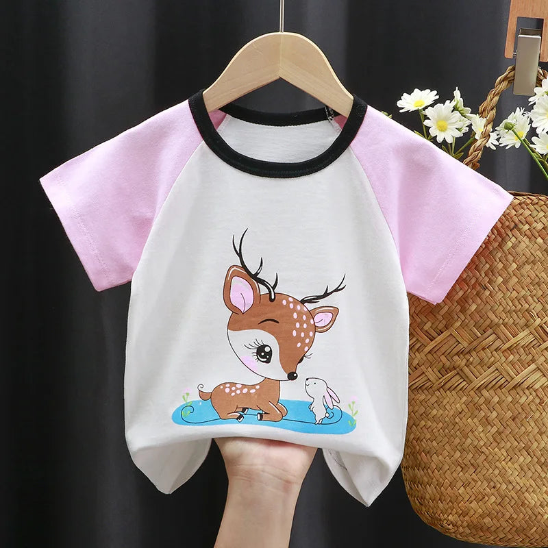Kids Cotton Graphic Tee | Summer Unisex T-Shirt for Babies and Toddlers alternate view