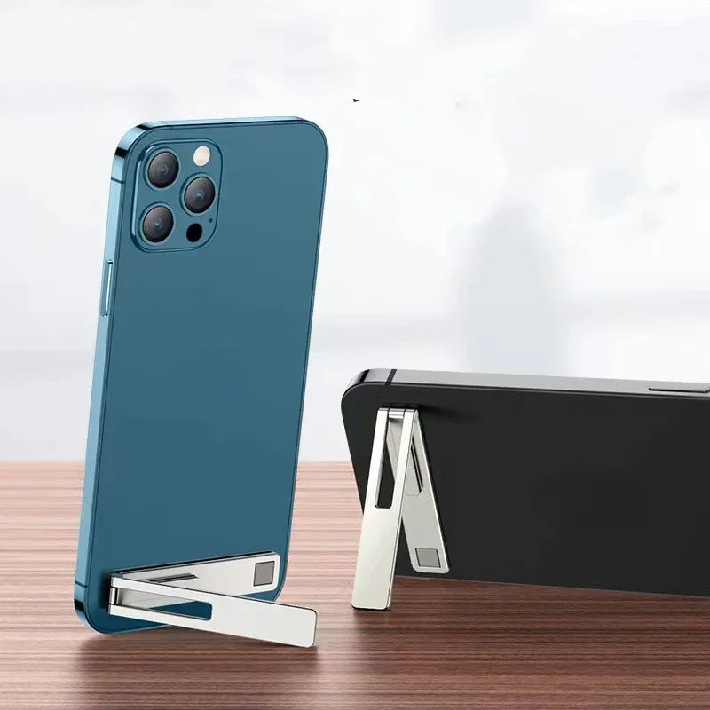 Magnetic Ultra Thin Foldable Mobile Phone Holder Bracket Metal Alloy Desktop Cell Pho alternate view