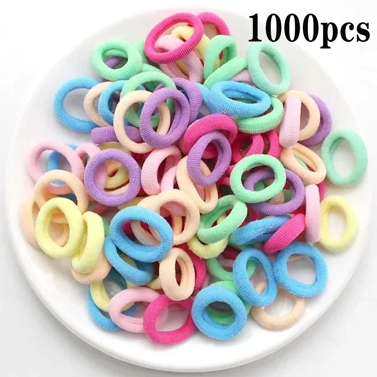 Ponytail Hold Small Hair Tie Rubber Bands Scrunchie Hair alternate view