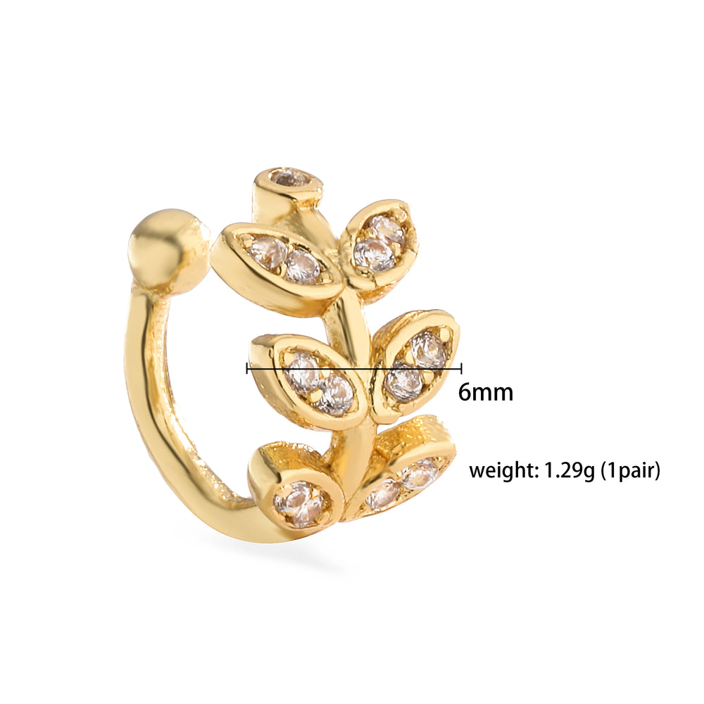 HECHENG,Fashion Ear Cuffs Without Piercing Ear Clip Earrings Non-Piercing Fake Cartil lifestyle view