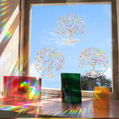 Rainbow Reflective Sticker | PVC Waterproof Window Decal alternate view