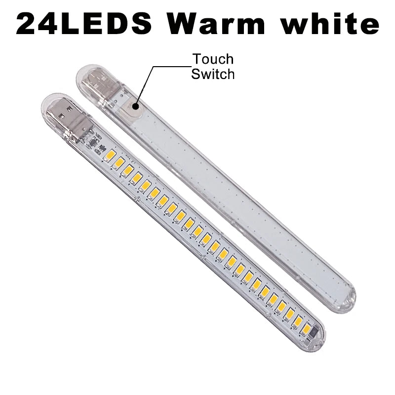 Portable USB LED Book Light | Touch Switch Reading Lamp alternate view