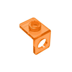 Gobricks GDS-1165 Minifig Neck Bracket with Back Stud | Thin Back Wall Building Block detail view