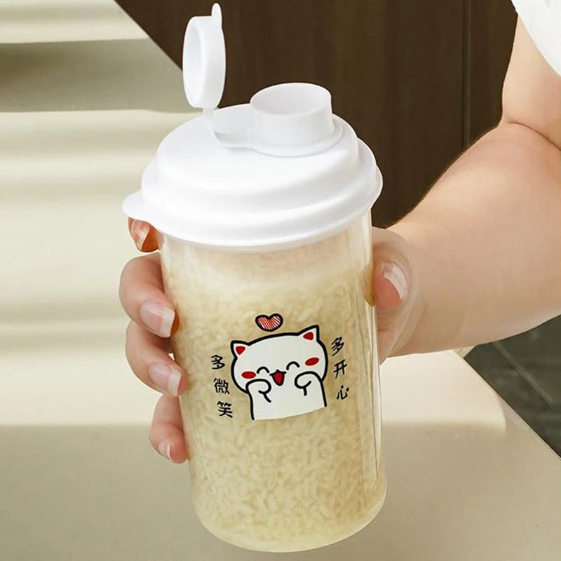Espresso Cappuccino Latte Bottle With Lid Cartoon Design For Home Barista Kitchen Acce close-up view