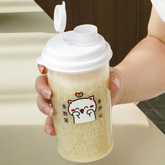 Espresso Cappuccino Latte Bottle With Lid Cartoon Design For Home Barista Kitchen Acce close-up view