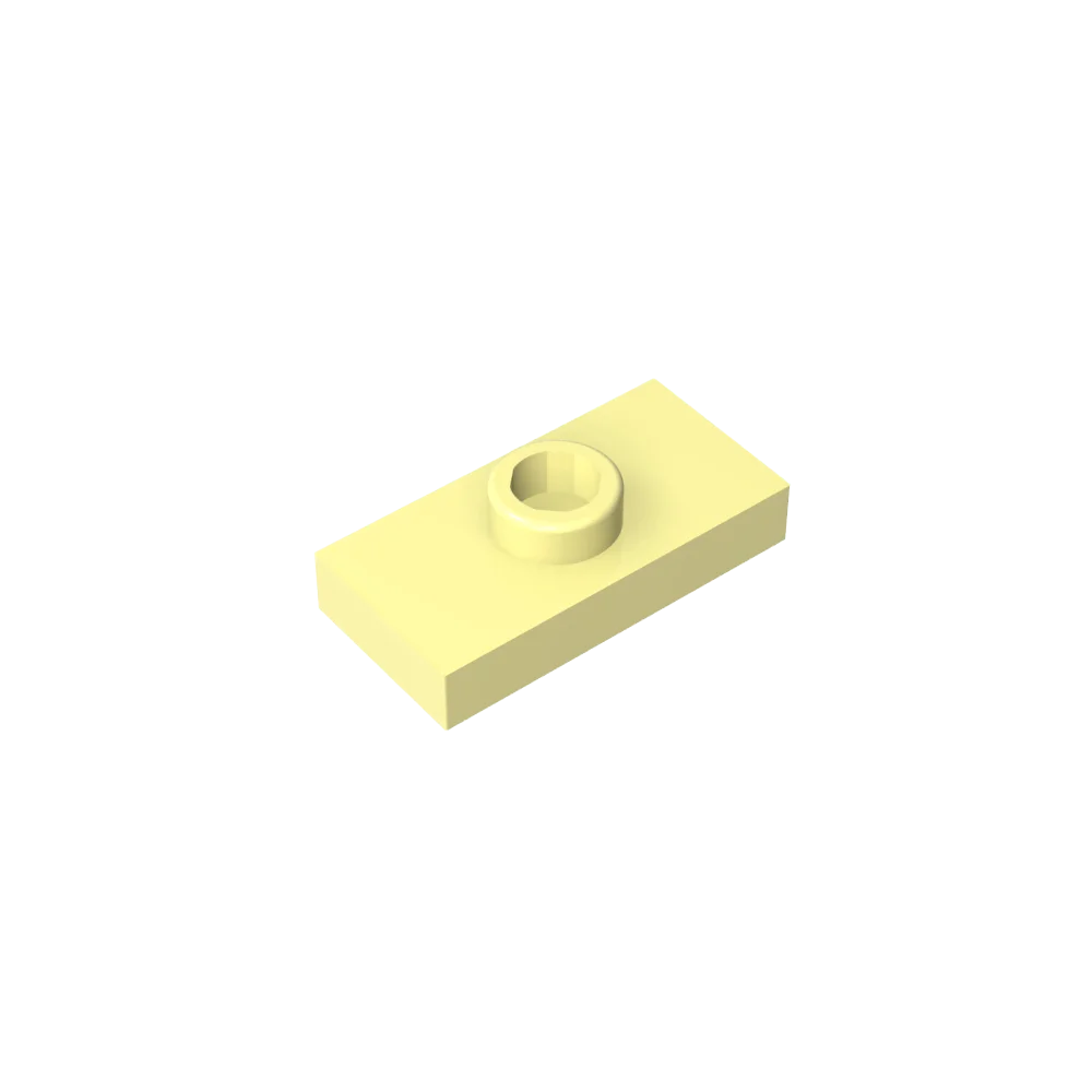 Gobricks PLATE 1X2 W. 1 KNOB | Modified Building Block Compatible with Lego 15573 alternate view