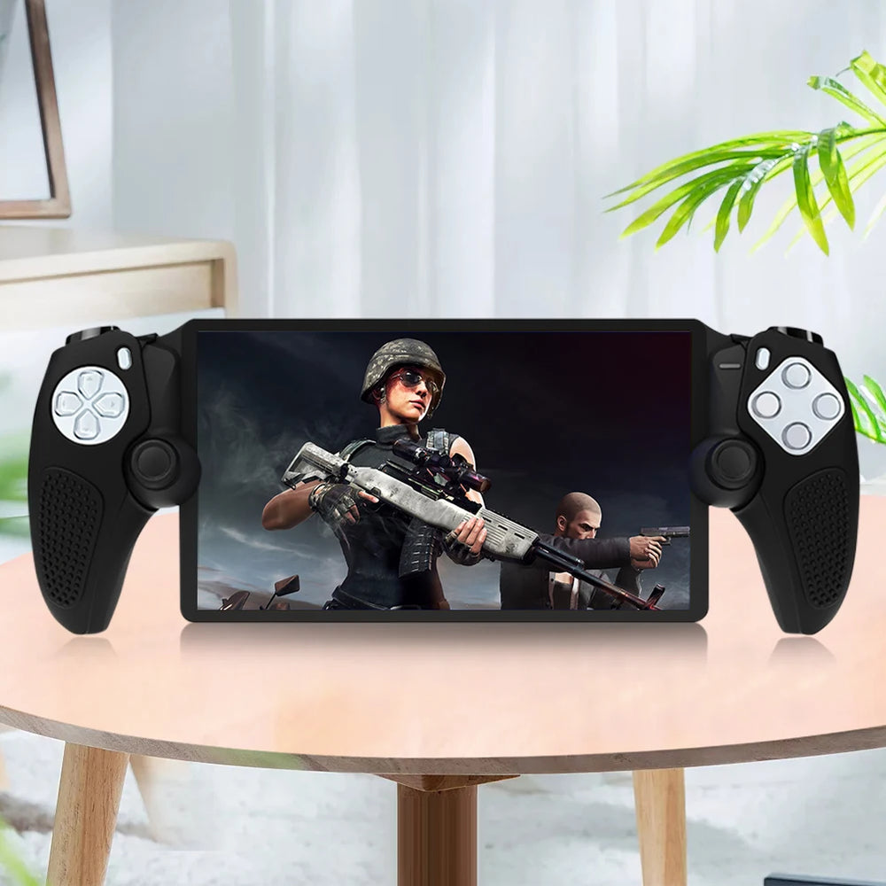 Silicone Protective Case Scratch Resistant Consoles Grip Cover Protector Game Accessor close-up view