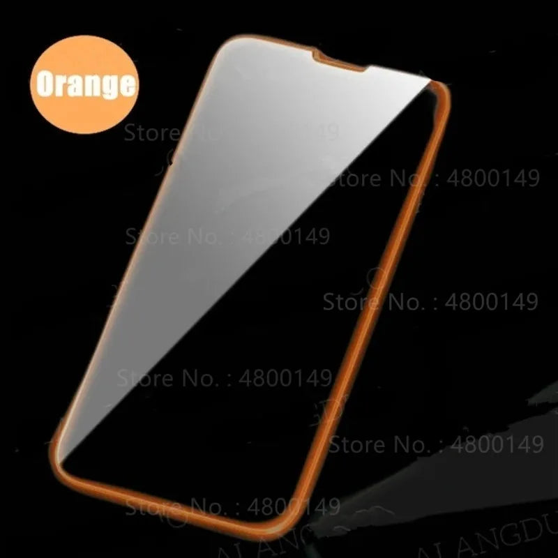 3PCS Night Light Luminous Screen Protector Used Phone for IPhone 12 11 13 14 15 16 17 Pro Max Plus Mini Case Tempered Glass Film