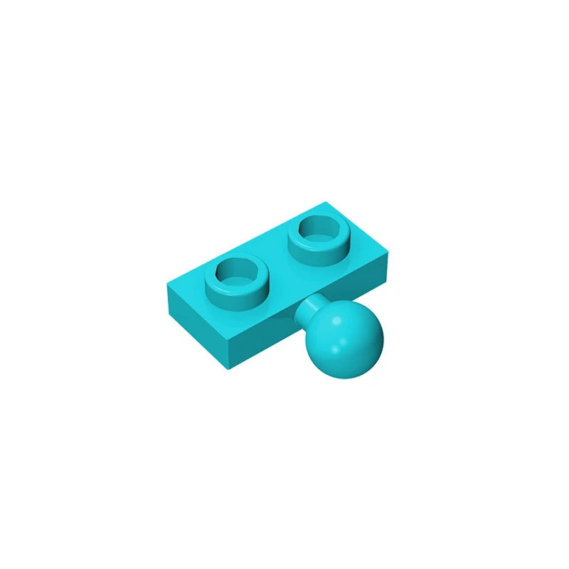 Plate, Modified 1 x 2 with Tow Ball on Side | Gobricks Building Block detail view