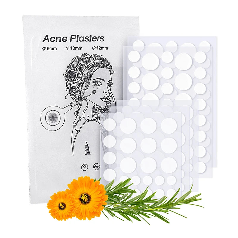 24pcs/36pcs Round Hydrogel Invisible Acne Sticker | Makeup and Skincare Tool