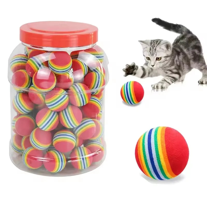 Ball Interactive Cat Dog Play Chewing Rattle Scratch Ball Training Balls Pet Toys additional angle