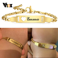 Personalized Baby Bracelet Gift | Custom Stainless Steel Name Bracelet