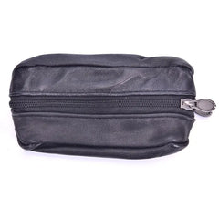 Mini Zipper Soft Purse | Unisex Small Wallet for Money and Pocket Change close-up view
