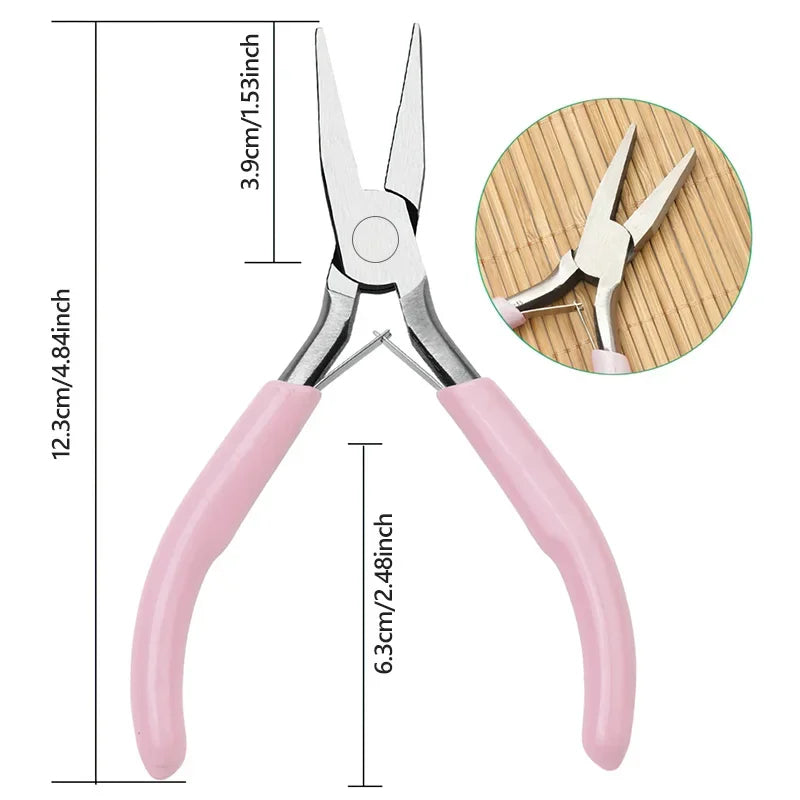 8 Style Jewelry Pliers Tools Kit | DIY Jewelry Making Accessories close-up view