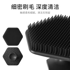 Men Facial Cleaning Brush Silicone Miniature Face Scrubber detail view