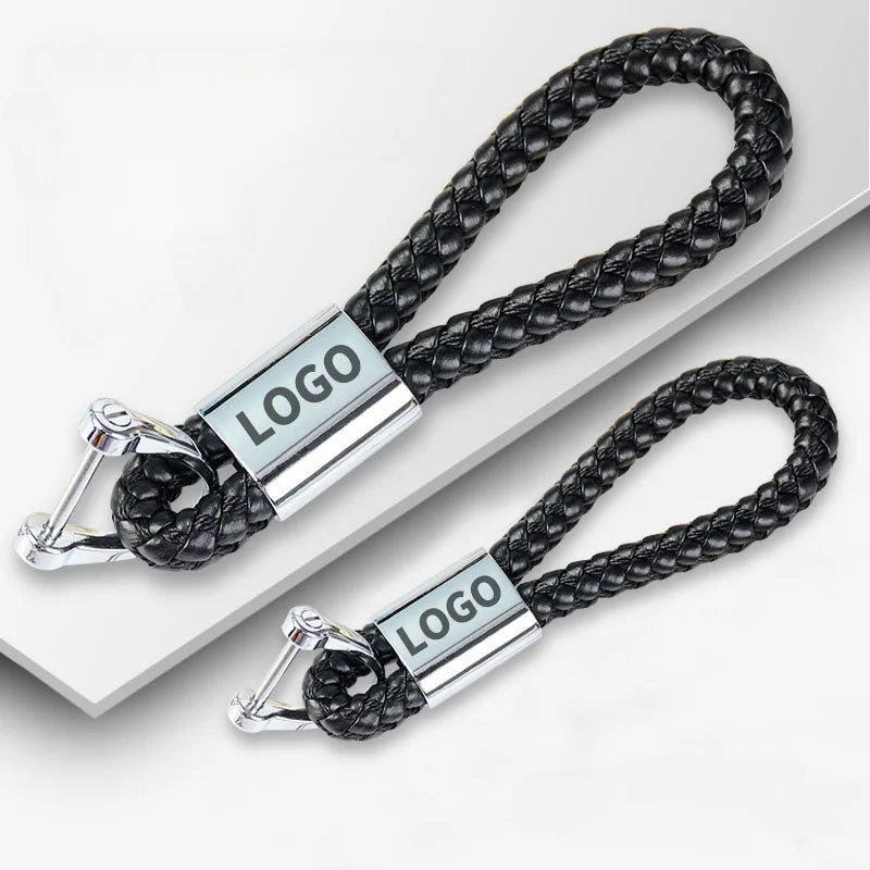 Detachable Leather Car Keychain | 360 Degree Rotating Metal Key Ring for Honda Audi B lifestyle view