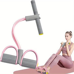38cm Full Body Workout Resistance Bands | TPE Elastic Tubes with Foam Grips alternate view