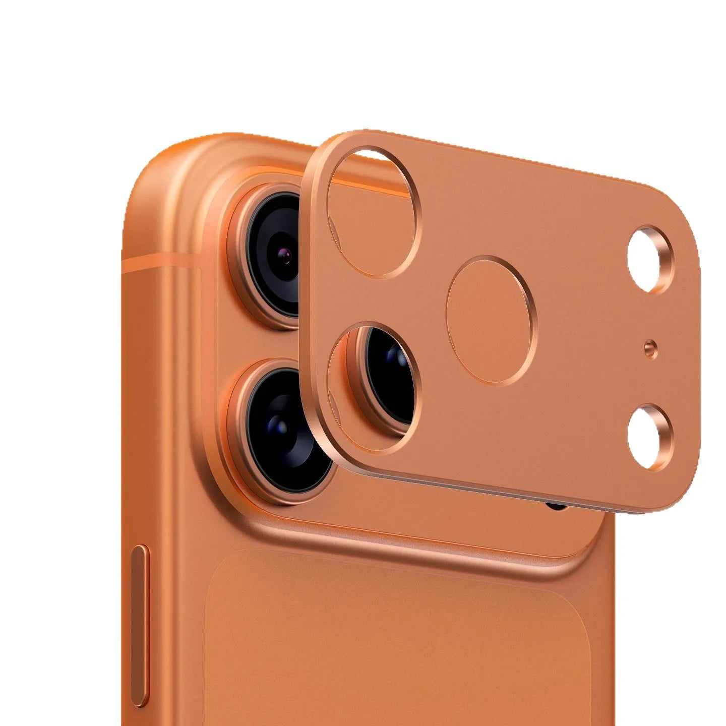 Aluminum Metal Rear Camera Lens Protectors for iPhone 17 Pro Max Air 17Pro 17Air 17ProMax Hollow Lens Cover Ring Film