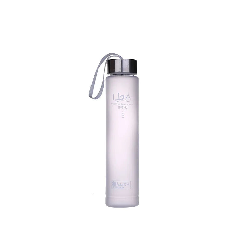 Creative Candy Color Portable Leak-proof Water Bottles Frosted Sport Unbreakable Plas alternate view