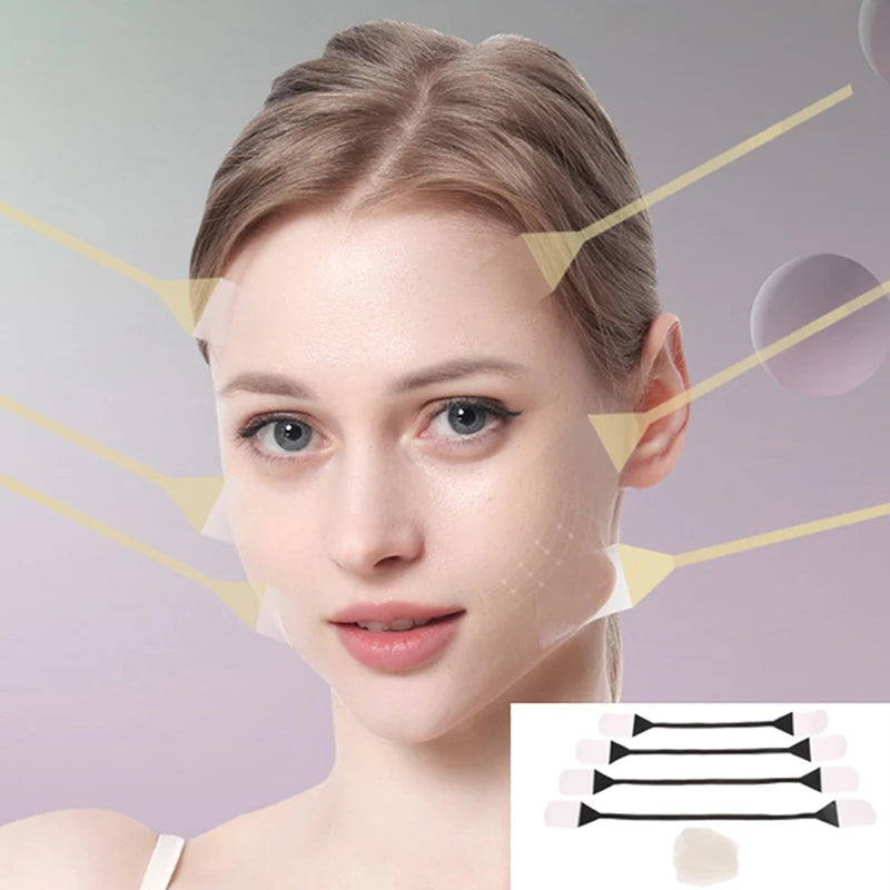 Invisible Face Lift Tape | Instant V-Shape Lifting Stickers for Jawline and Neck alternate view