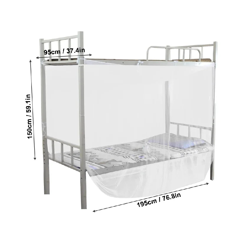 Queen Size Mosquito Net for Bed | 4 Corner Post Canopy Netting lifestyle view