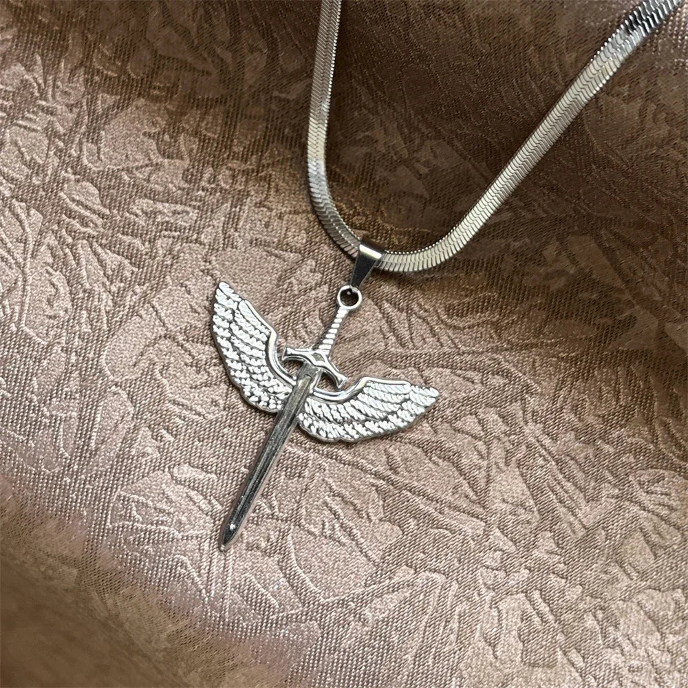 Christian Cross Necklace for Men Women | Stainless Steel Religious Pendant Jewelry
