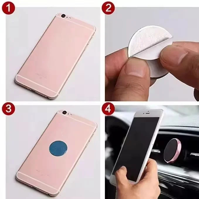 1/20Pcs Magnetic Metal Plate For Magnetic Car Phone Holder Universal Iron Sheet Stick lifestyle view