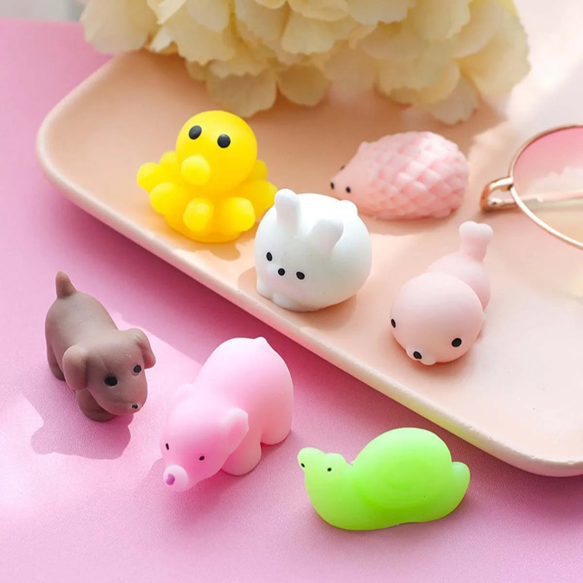 30PCS Pinch the Joyful Animal Tuan, Decompression Tool, Children's Push Scan Code S additional angle