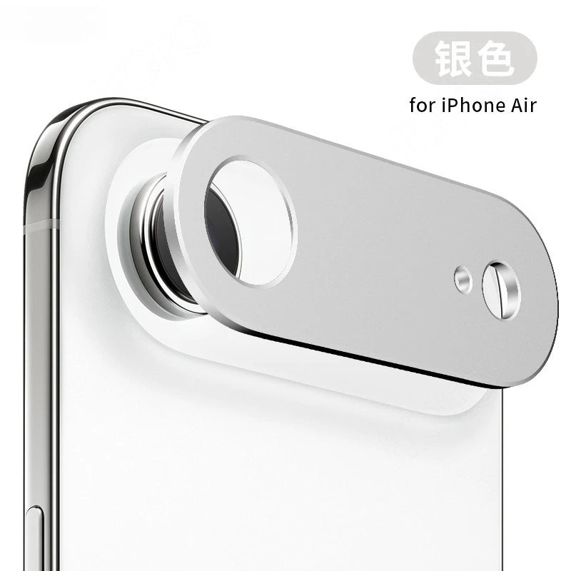 Aluminum Metal Rear Camera Lens Protectors for iPhone 17 Pro Max Air 17Pro 17Air 17ProMax Hollow Lens Cover Ring Film