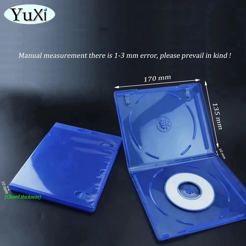 2Pcs Transparent CD DVD Disc Storage Case for PS5 PS4 Game Disk Holder | Protective additional angle