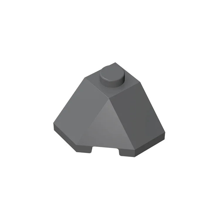ROOF TILE 2x2x1 45 Degree Bottom | Compatible Building Block for Creative DIY additional angle