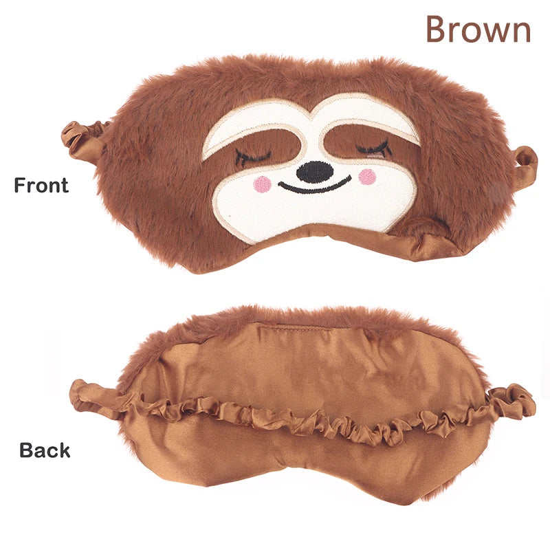 Cartoon Monkey Sleep Mask | Cute Plush Eye Mask for Kids and Adults detail view