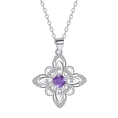 High-End Witch Knot Necklace Pendant for Women Elegant Light Luxury Temptation European American Sty